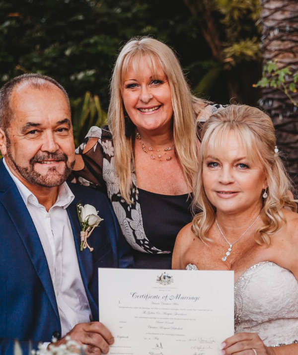 Christine and David